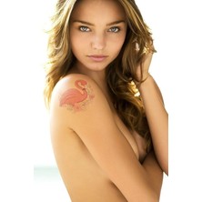 Artikel Flamingo -4 Geçici Dövme,geçici Tattoo ,vücut Dövme,kol Bilek Dövme,boyun Dövme,sırt Dövme