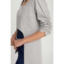 You Vess Özel Tasarım Ön ve Arka Detaylı Astarlı Bolero Ceket  STYLO02B