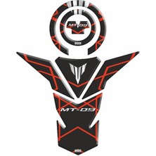Yamaha Mt09 2013 - 2018 Uyumlu Tank Pad Set 007