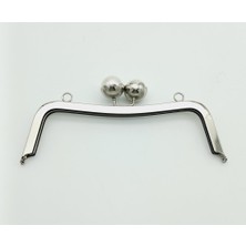 Angel Çanta Aksesuar 21 cm Incili Gümüş Çanta Klipsi Çanta Bursu