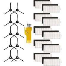 Shuai Yan Lefant M201 T700 M520 M571 M501B M301 Robot Elektrikli Süpürge Yedek Aksesuar Kiti Için 10 Filtre ve 10 Yan Fırça (Yurt Dışından)