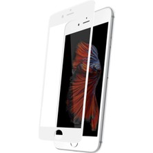 Microlux Iphone 6s Ekran Koruyucu Premium Tam Kaplama Beyaz