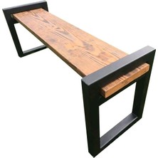 Atölye Hobi Tasarım Bahçe Bankı Ahşap Bank Dış Mekan 145 cm Koltuk