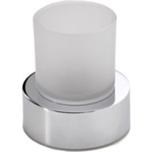 Doğanlar Yuvarlak Krom Tezgah Üstü Diş Fırçalık