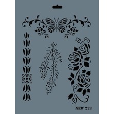 Avmdepo Rich New Seri N-227 Stencil 35X25 cm