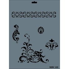 Avmdepo Rich New Seri N-132 Stencil 35X25 cm