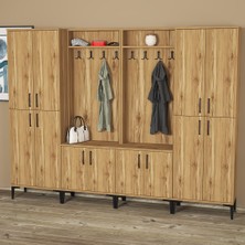 Kalender Dekor Rose-1-1-4-4 Portmanto Vestiyer Ayakkabılık RS04