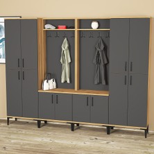 Kalender Dekor Rose-1-1-4-4 Portmanto Vestiyer Ayakkabılık RS06