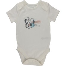 George Bebek %100 Pamuk Disney Minnie Mouse Baskılı Çok Renkli 7'li Bodysuit / Zıbın