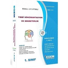 Egem Eğitim Yayınları 1. Sınıf 2. Yarıyıl Tıbbi Dökümantasyon K. A Bahar Dönemi