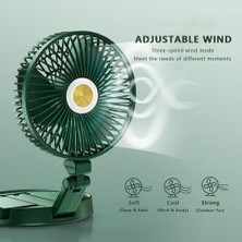 Taşınabilir USB Katlanır Masa Lambası Fan Masaüstü Fan 5200MAH 3 Hız 30DB Ayarlanabilir Enerji Tasarrufu Ofis Aksesuarları Ev Araçları | Hvac Systems parçalar