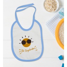 Bk Kids Mavi Bebek Mama Önlüğü - Model 164