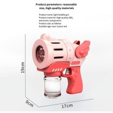 Xinh Yaz Kapalı ve Açık Modelleme Heyecanlı Kabarcık Makineli Tüfek Sabun Kabarcık Elektrikli Çocuk Oyuncak | Kabarcıklar (Mavi) (Yurt Dışından)
