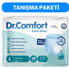 Dr.Comfort Yetişkin Emici Külot Large 10'Lu 1 Paket 10 Adet