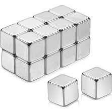 Mıknatıs AVM Çok Güçlü Neodyum Mıknatıs Küp 10x10x10 mm (2 Adet)