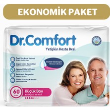 Dr.Comfort Yetişkin Bel Bağlamalı Hasta Bezi Small 30'Lu 2 Paket 60 Adet