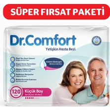 Dr.Comfort Yetişkin Bel Bağlamalı Hasta Bezi Small  30'Lu 4 Paket 120 Adet