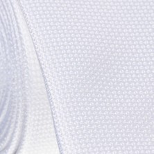 Gaffy Beyaz Slim Fit Düz Renk Dokuma Kravat / Ddk-49