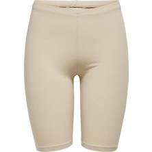 Only Kadın Yüksek Bel Siyah Kısa Tayt - 15174969