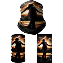 E-Taktik Manzara Temalı Boyunluk Bandana Balaklava Saç Bandı