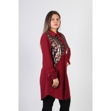 Kudimati Bordo Tunik