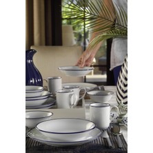 Kütahya Porselen 16 Parça 4 Kişilik Yemek Seti Kobalt File