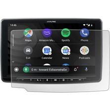 Alpine Ktx-Hf9 Halo 9 Serisi Için Parlama Önleyici Koruyucu Folyo *