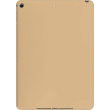 CRESCENT Apple iPad 9. Nesil 10.2 Inç (2021) Prime Süper Silicon Tablet Kılıfı (A2602-A2603-A2604-A2605) Gold