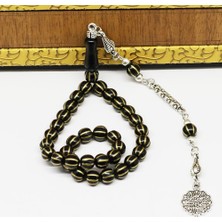 Tesbih Pasajı Bilek Boy Sarı İşleme Karpuz Dilimi Gürcistan Oltusu Tesbih