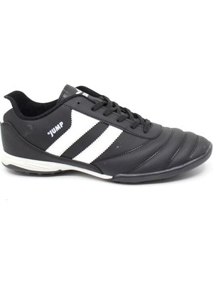 Jump 19089 Büyük Ayak Siyah Erkek Halı Saha Ayakkabı