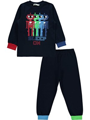 Civil Boys Erkek Çocuk Pijama Takımı 2-5 Yaş Lacivert