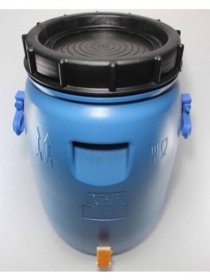 Şen Plastik Musluklu 30 Lt Litre Varil Plastik Zeytin Turşu Bidon