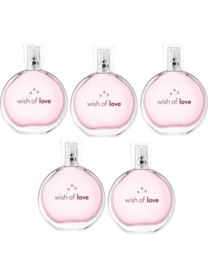 Avon Wish Of Love Kadın Parfüm Beşli Set 50ML Aromatik Koku ile Şık Hediye Seçeneği