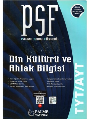 Palme Yayıncılık TYT-AYT Din Kültürü ve Ahlak Bilgisi Soru Föyleri
