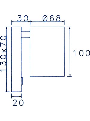 Jupiter Jüpiter Yatak Başı Aplik - EV505 Bs