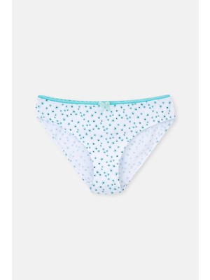 Dagi Mint Desenli 2 Li Slip