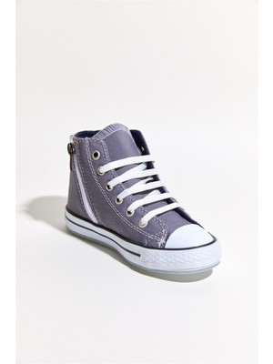 Dudino 22-35 Numara Dudino Icon-Love Gri Kız Converse Ayakkabı