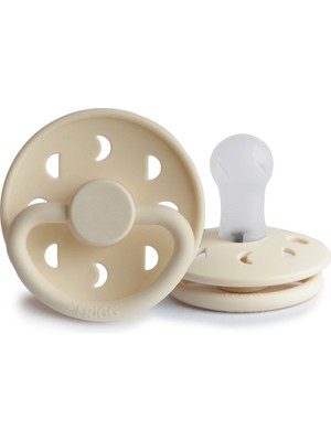 Frıgg Moon Phase Silikon Emzik - Cream 0-6 Ay