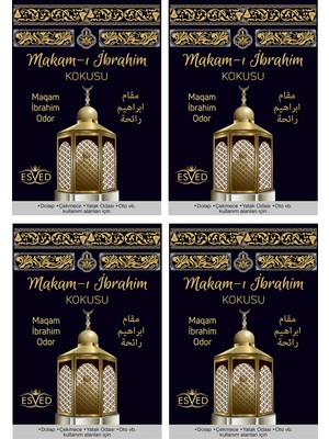 Esved Dolap ve Çekmece Kokusu Makamı Ibrahim Kokusu - 4 Adet