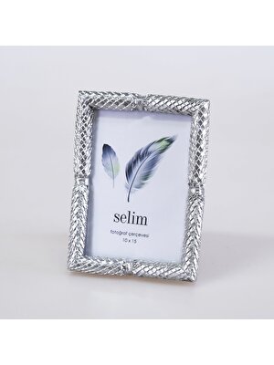 Selim 10 x 15 cm Zena Çerçeve Gümüş