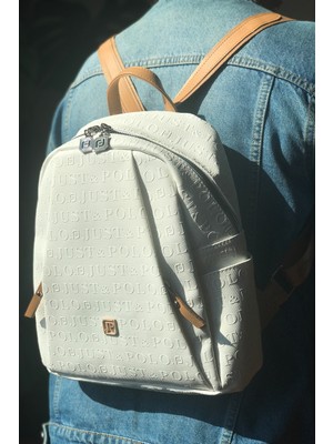 Just Polo Özel Seri Kadın Sırt Çantası 9 Bölmeli 4040-GD