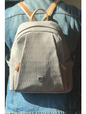 Just Polo Özel Seri Kadın Sırt Çantası 9 Bölmeli 4040-GD