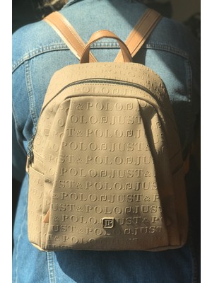 Just Polo Özel Seri Kadın Sırt Çantası 9 Bölmeli 4040-GD