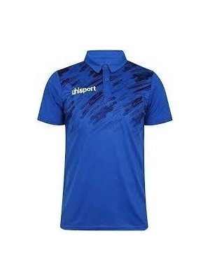 Uhlsport Brush Mavi Erkek Polo Yaka T-Shirt