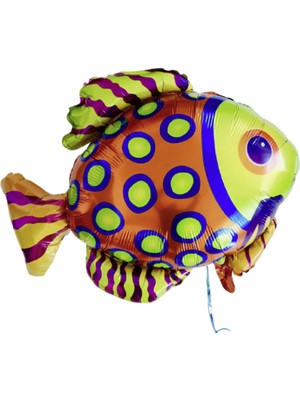 Parti Sürprizi Renkli Balık Folyo Balon