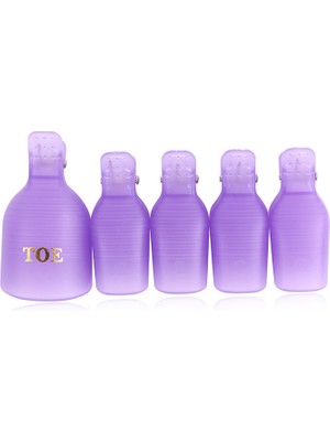 Jewval Orjinal Kalıcı Oje Çıkartma Mandalı Pro Pedikür Ayak 5 Adet 5 Adet Takım Kalıcı Oje Oje Çıkarma