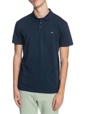 Quiksilver Essentialpolo Erkek Mavi Polo Tişört