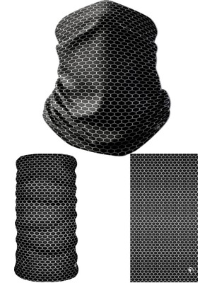 E-Taktik Geometrik Temalı Boyunluk Bandana Balaklava Saç Bandı