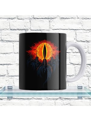 Remonz Lotr Yüzüklerin Efendisi Yüzük Tayfları Baskılı %100 Porselen Kupa