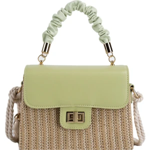 Dokuma Hasır Çanta Sahil Kadın El-Held Crossbody Hasır Çanta (Yurt Dışından)